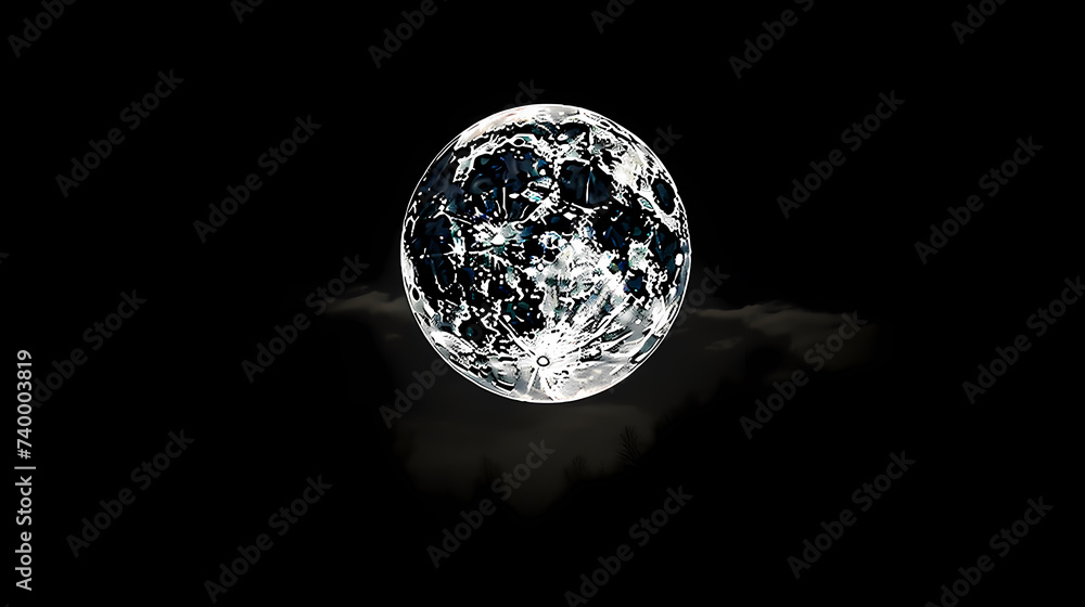 Detailed lunar surface, astronomy background Detailed lunar surface, astronomy background