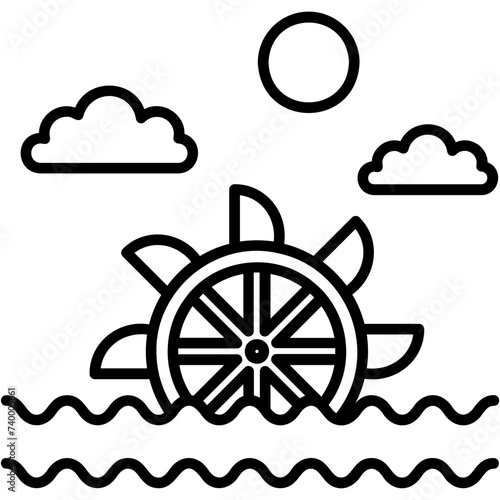 Tidal Power Icon