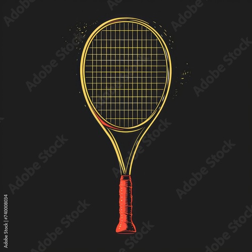 Vector Logo of Racket, Illustration © TheLogoTip