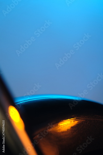 close up photo of a motorcycle details