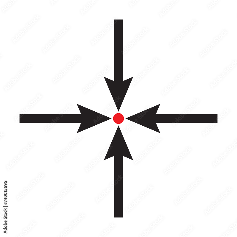 Arrows in different directions icon vector. Four Arrows icon sign symbol vector. Recycling vector icon illustration isolated on white background. Four Arrow Vector Arrows in different directions icon vector. Four Arrows icon sign symbol vector. Recycling vector icon illustration isolated on white background. Four Arrow Vector