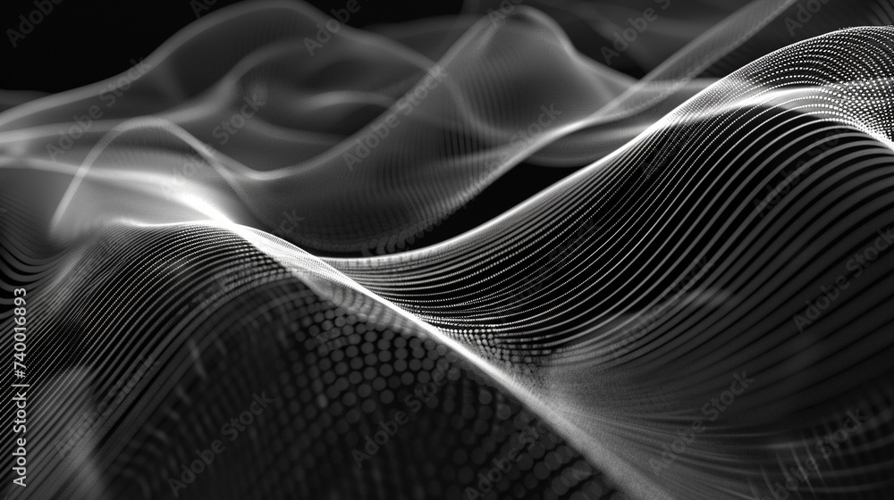3d render of a series of thin elegant lines weaving through space 3d render of a series of thin elegant lines weaving through space