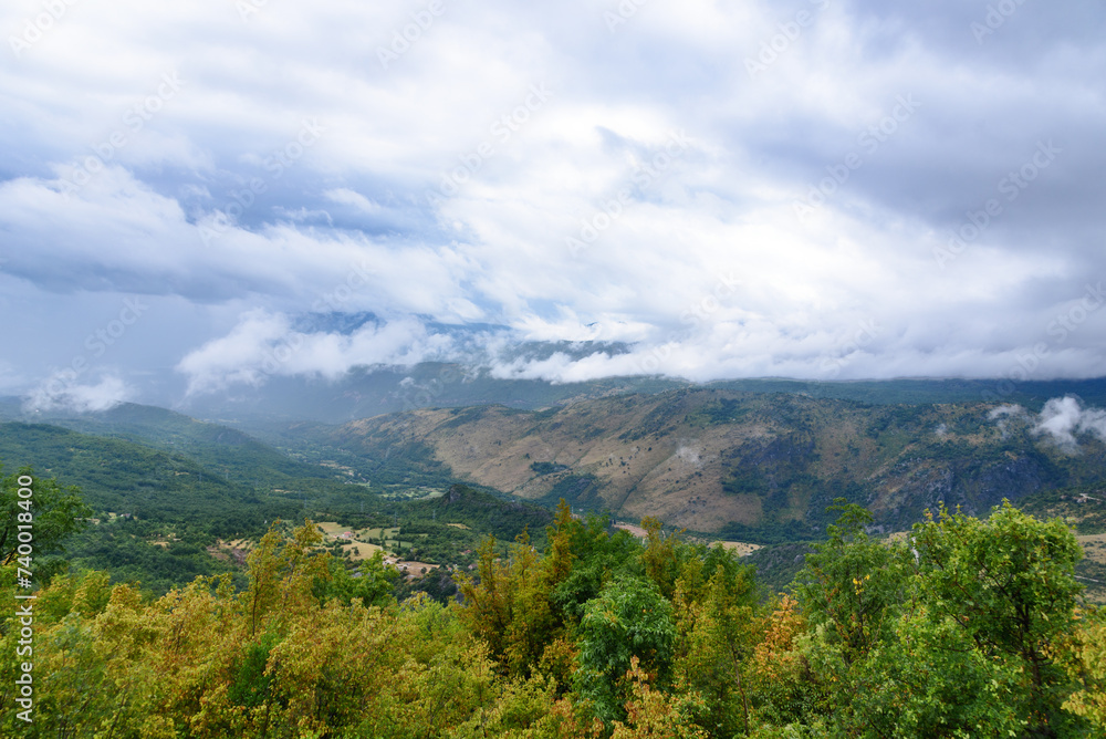 Montenegro, view from Ostrog Upper Monastery Montenegro, view from Ostrog Upper Monastery