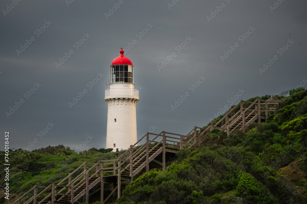 Cape Schanck Lighthouse at sunrise