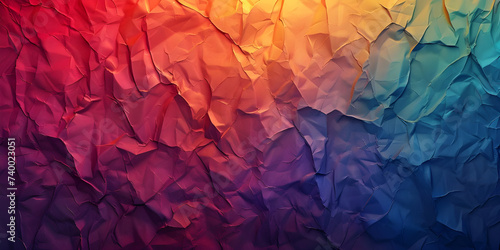 Colorful Paper Texture for Dynamic Backgrounds, Bright and Cheerful Background with Colorful Paper - Ai Generated photo