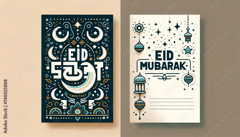 Eid mubarak wish card