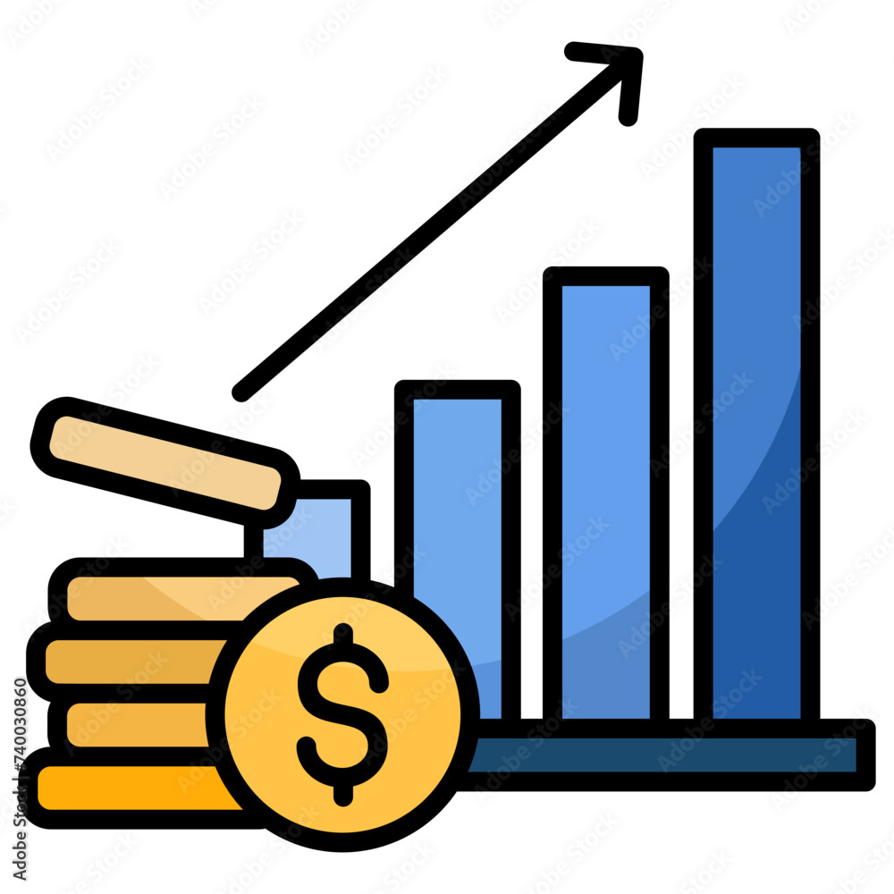 Profit Insight Icon Element For Design Profit Insight Icon Element For Design