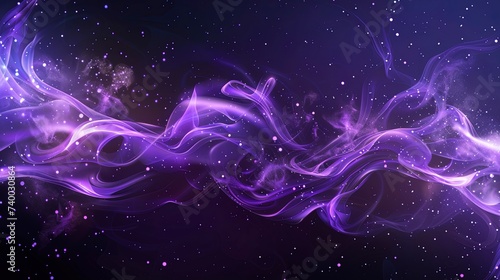 Magic purple neon smoke. © MiaStendal