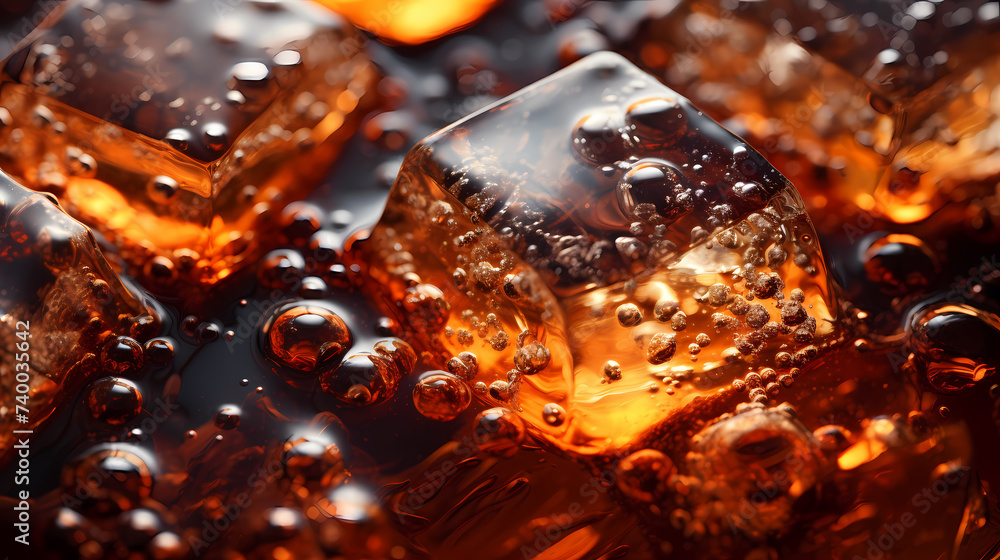Close-up view of a pile of ice cubes, perfect for adding refreshment to any drink Close-up view of a pile of ice cubes, perfect for adding refreshment to any drink