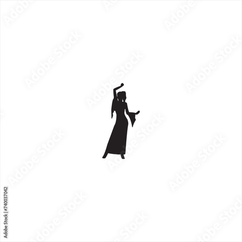 Illustration vector graphic of dance,dance icon