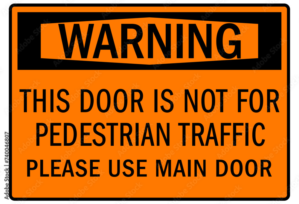 Fototapeta premium use other door sign and labels