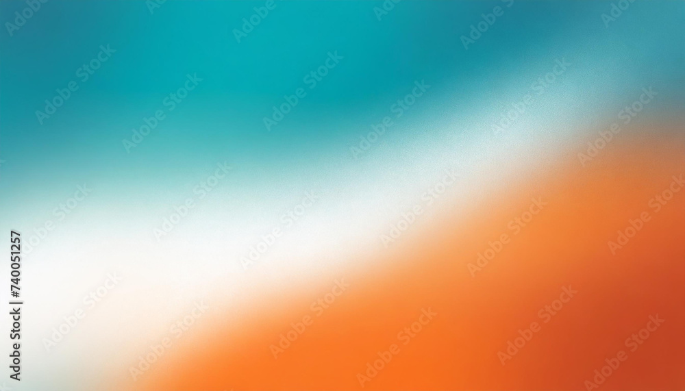 Orange white blue teal blurred vibrant gradient background, grainy texture effect, poster banner landing page backdrop design Orange white blue teal blurred vibrant gradient background, grainy texture effect, poster banner landing page backdrop design