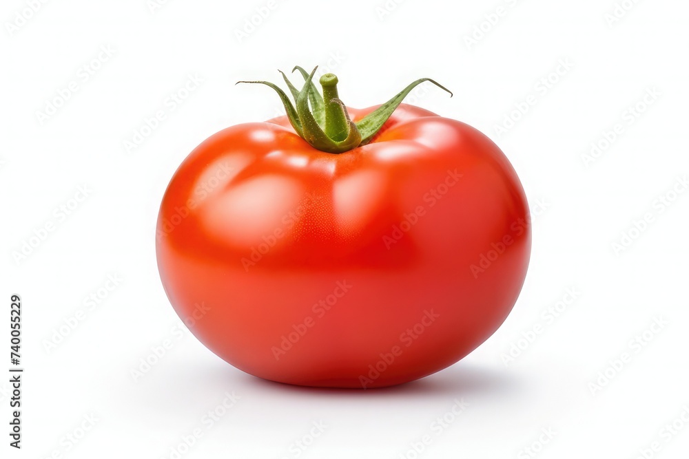 Tomato isolated on white background. With clipping path. Full depth of field. Tomato isolated on white background. With clipping path. Full depth of field.
