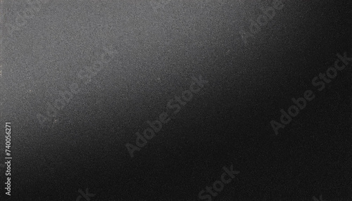 Black grainy gradient background dark noise texture effect, large banner poster backdrop design