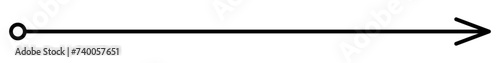 Long right straight arrow vector icon