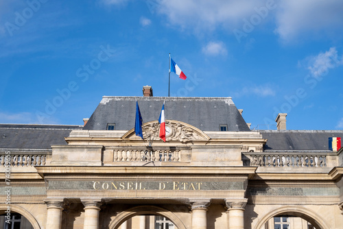 Le conseil d'état à Paris, France