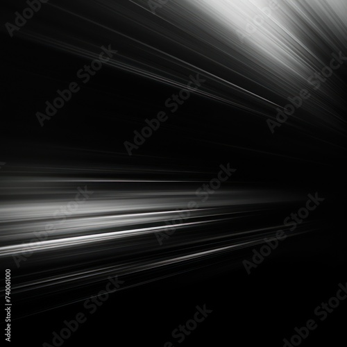 A Black abstract background with straight lines