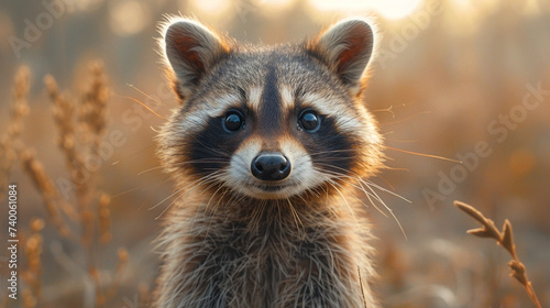 close up wildlife photography, authentic photo of a cute raccoon in natural habitat, taken with telephoto lenses, for relaxing animal wallpaper and more