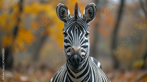wildlife photography, authentic photo of a zebra taken with telephoto lenses, for relaxing animal wallpaper and more