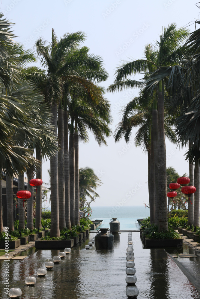 Views from a resort at Hanan Island in China