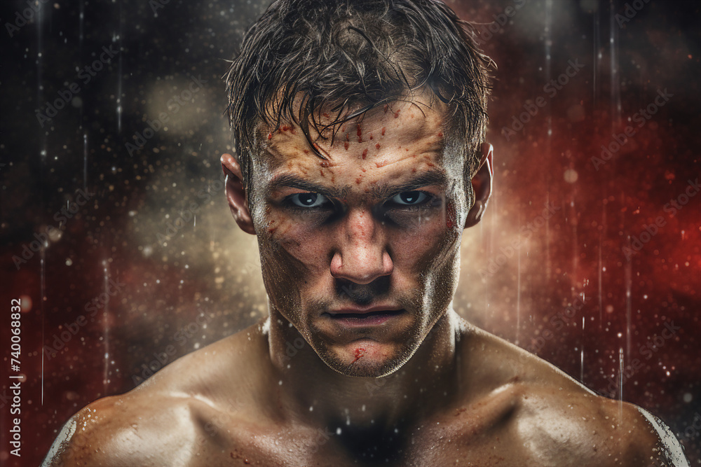 Boxing club gym for boxers training athletic conceptual Generative AI image Boxing club gym for boxers training athletic conceptual Generative AI image