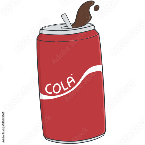 cola can illustration