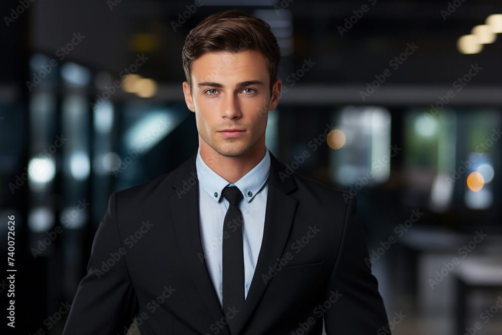 Professional workers at workspace office managers confident successful people Generative AI Professional workers at workspace office managers confident successful people Generative AI