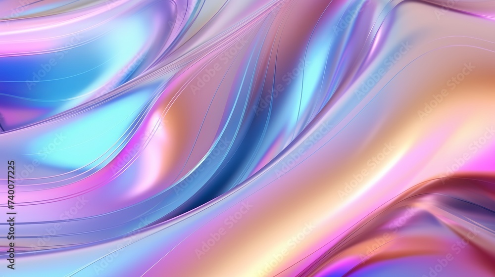 Blurred abstract holographic neon foil background Blurred abstract holographic neon foil background