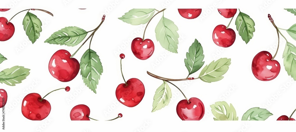 Cherry berries texture for fabric, paper, wallpaperripe cherry illustrationabstract print design. Cherry berries texture for fabric, paper, wallpaperripe cherry illustrationabstract print design.