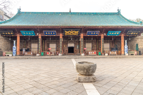 The Great mosque of Xi'an. Muslim quarter, Xi'an city, Shaanxi province, China.