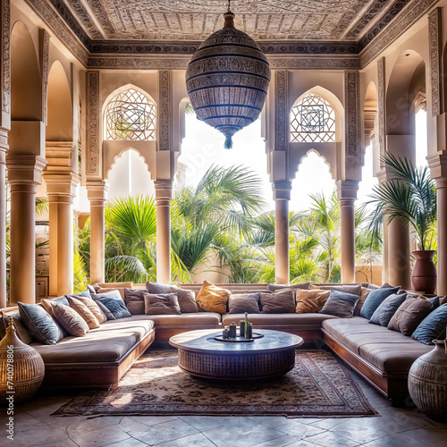 Andalusian / Ottoman style living room photo