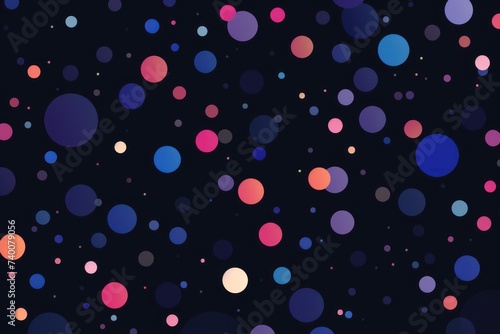 An abstract Black background with several Black dots