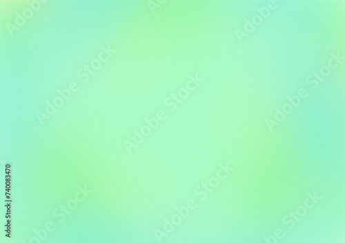 Green blurred abstract background Gradient shades of bright green and blue-green can be used in media design.