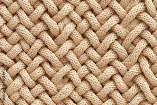 Beige rope pattern seamless texture