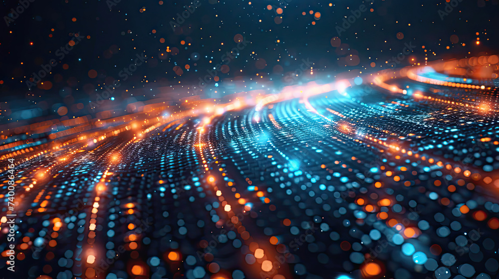 An immersive visual of glowing data particles flowing, symbolizing network connectivity and data processing in the digital age.
An immersive visual of glowing data particles flowing, symbolizing network connectivity and data processing in the digital age.
