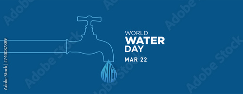 World Water Day Concept. Every Drop Matters. Saving water and world environmental protection concept- Environment day and earth day.