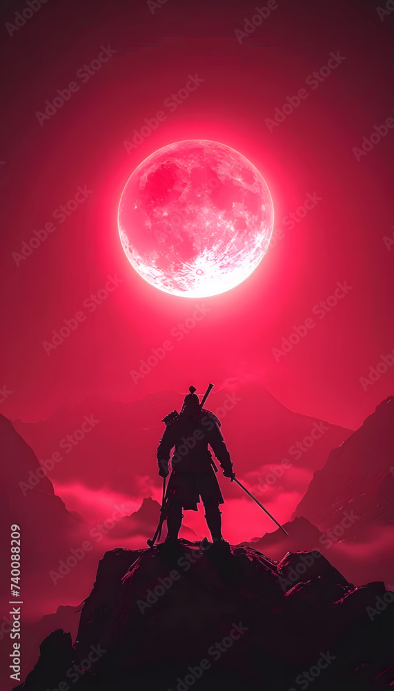 Samurai Night Moon