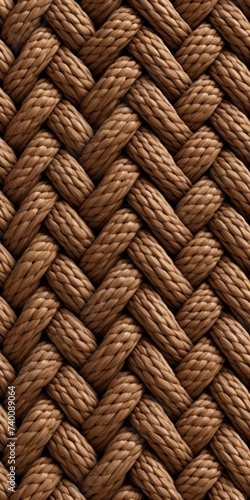 Brown rope pattern seamless texture