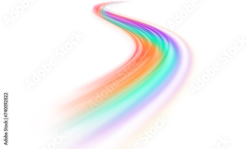 Wavy transparent curved lines in the form of the movement of sound waves in a set of different shapes of whirlpool. Vector pgn glitter light fire flare trace.