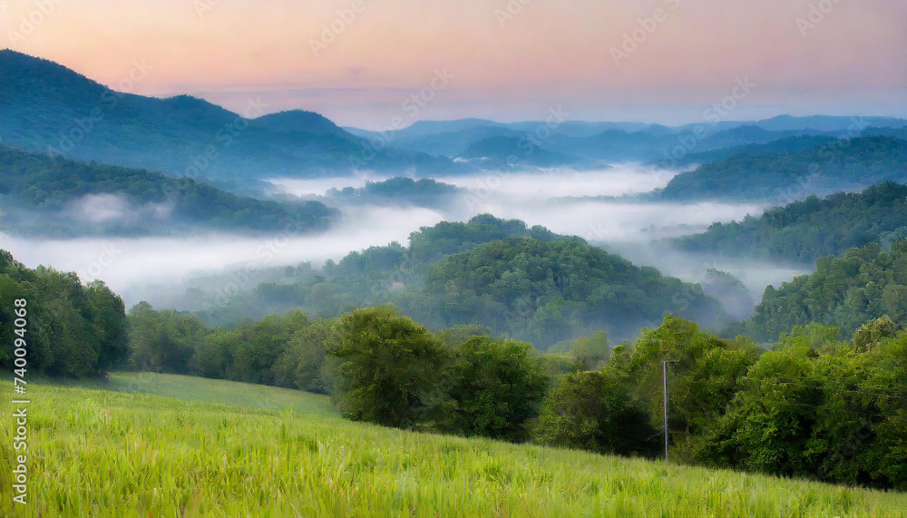 Foggy Tennessee Morning Foggy Tennessee Morning