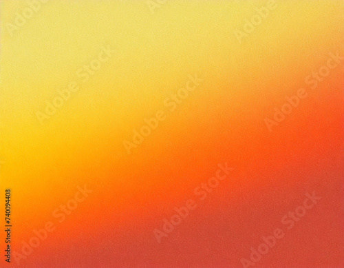 Orange yellow grainy gradient background noise texture smooth color gradient texture copy space