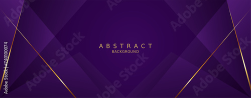 luxury premium purple background and gold line
