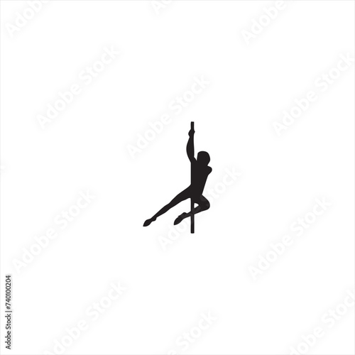  Illustration vector graphic of pole dances icon