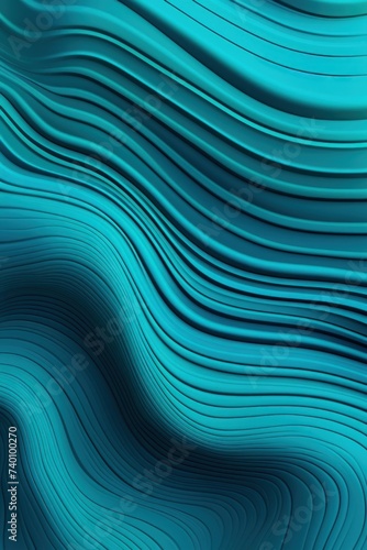 Cyan organic lines as abstract wallpaper background