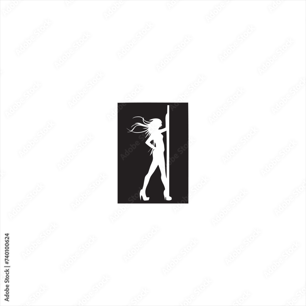  Illustration vector graphic of pole dances icon