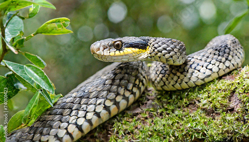 Eastern Diamondback Rattlesnake (Crotalus adamanteus), Florida, America, USA © Preston