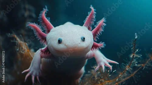 Axolotl ambystoma. 