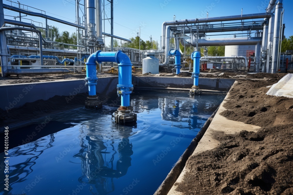 An In-depth Look at an Industrial Septic Tank Setup with its Network of ...