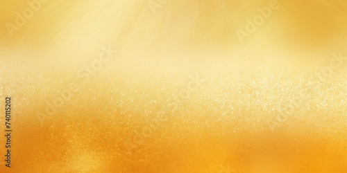 Gold retro gradient background with grain texture