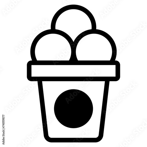 ice cream cup dualtone